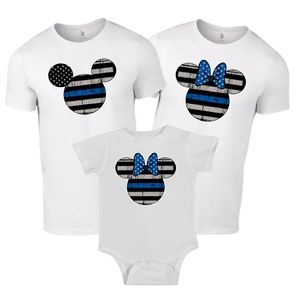 Disney Thin Blue Line Family Mickey Mouse